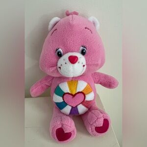 Care Bears Pink Plush with Colorful Heart